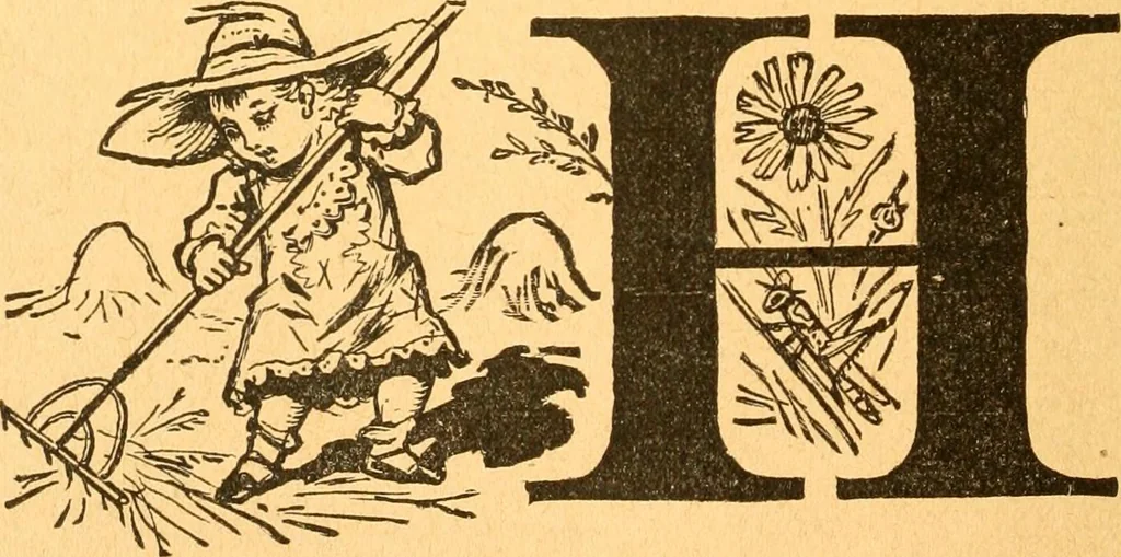An illustration from The kindergarten;, 1891, leaf 67