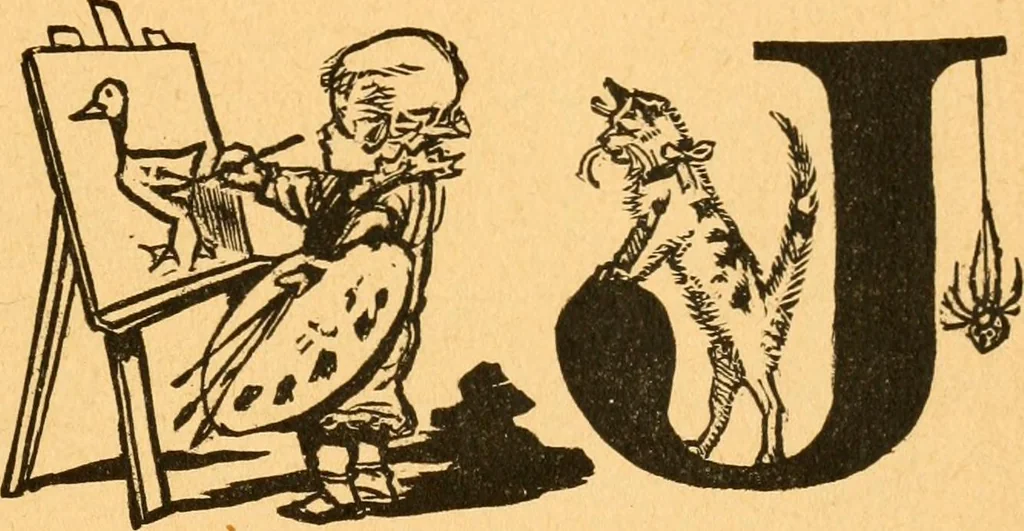 An illustration from The kindergarten;, 1891, leaf 68