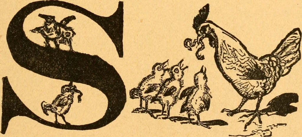An illustration from The kindergarten;, 1891, leaf 70