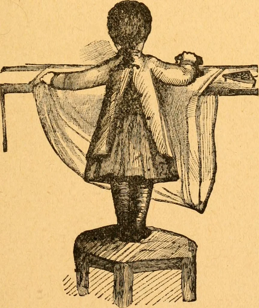 An illustration from The kindergarten;, 1891, leaf 74