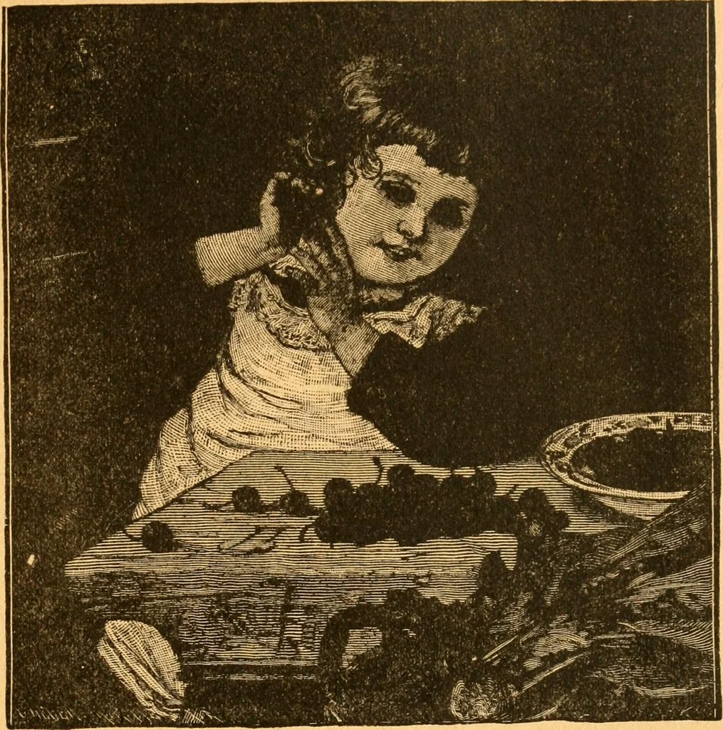 An illustration from The kindergarten;, 1891, leaf 78