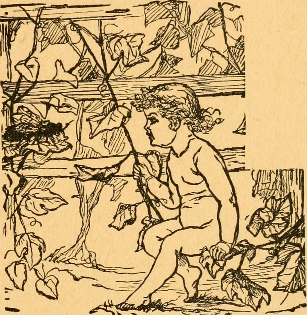 An illustration from The kindergarten;, 1891, leaf 80