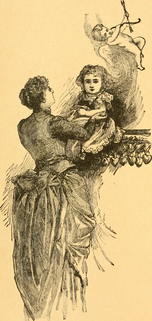 An illustration from The kindergarten;, 1891, leaf 83