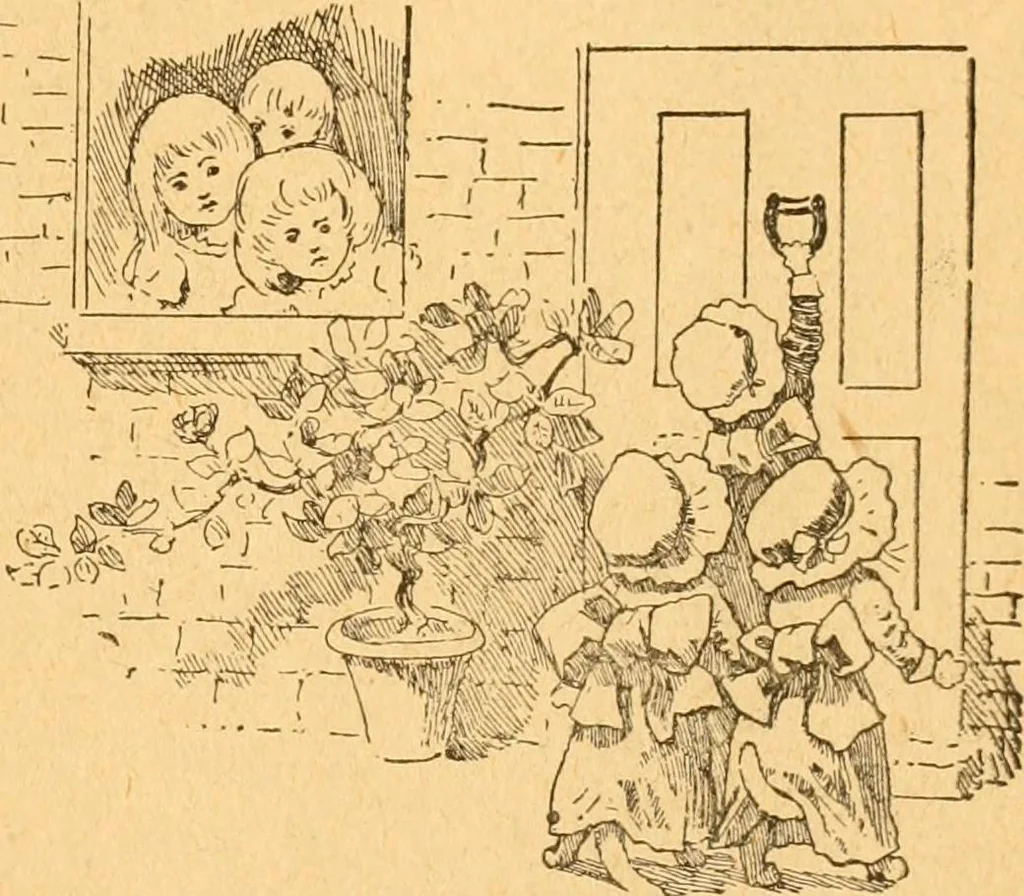 An illustration from The kindergarten;, 1891, leaf 84
