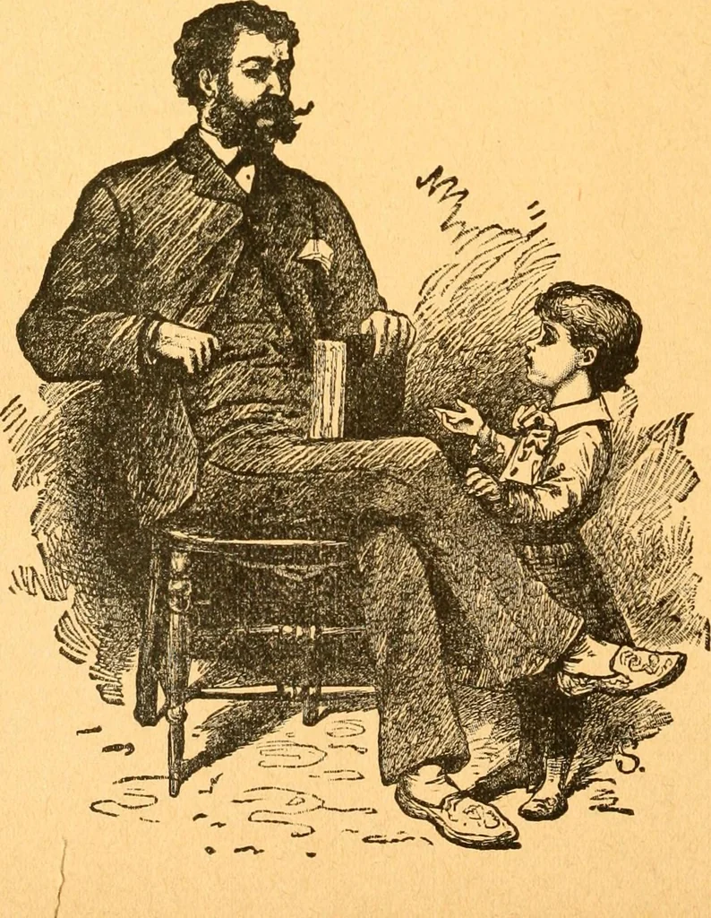 An illustration from The kindergarten;, 1891, leaf 9