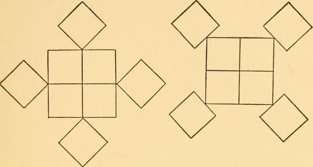 An illustration from Kindergarten at home; a kindergarten course for the individual child at home, 1911, leaf 54