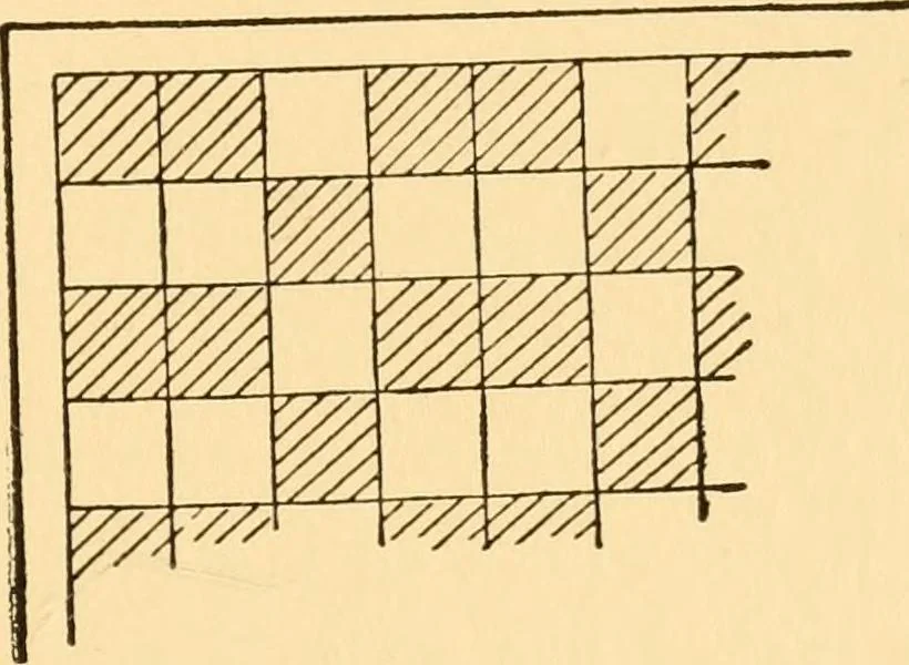 An illustration from Kindergarten at home; a kindergarten course for the individual child at home, 1911, leaf 64
