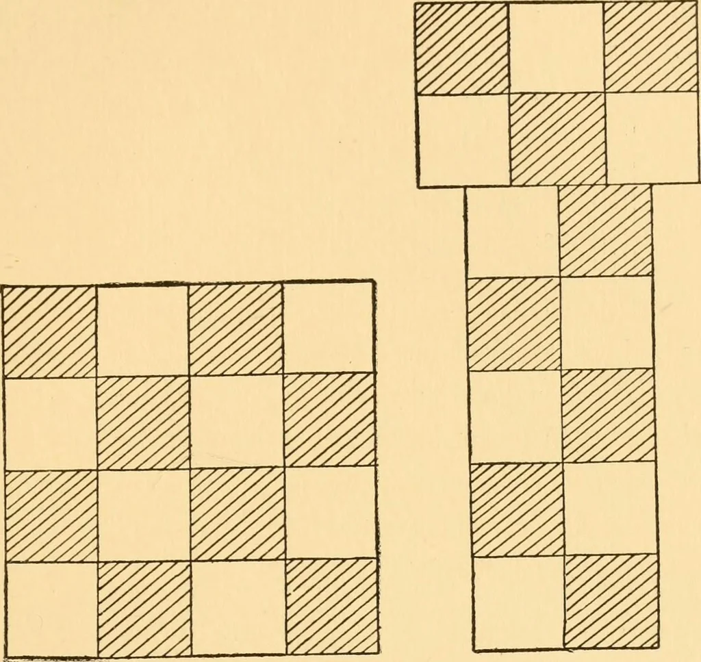 An illustration from Kindergarten at home; a kindergarten course for the individual child at home, 1911, leaf 66