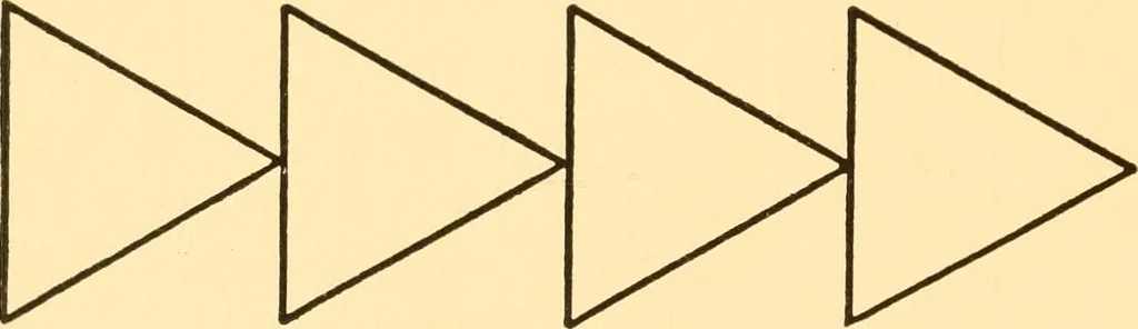 An illustration from Kindergarten at home; a kindergarten course for the individual child at home, 1911, leaf 75