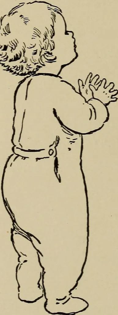 An illustration from The kindergarten in the home; a book for parents and for all interested in child-training, 1909, leaf 269