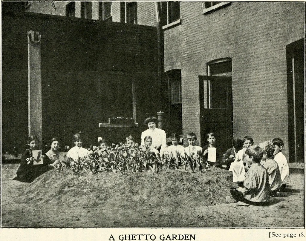 An illustration from The Kindergarten journal, 1910, leaf 7