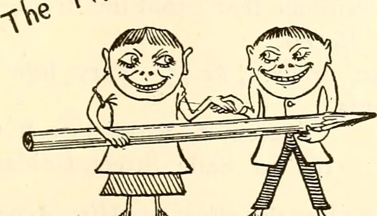 An illustration from The Kindergarten magazine, 1891, leaf 292