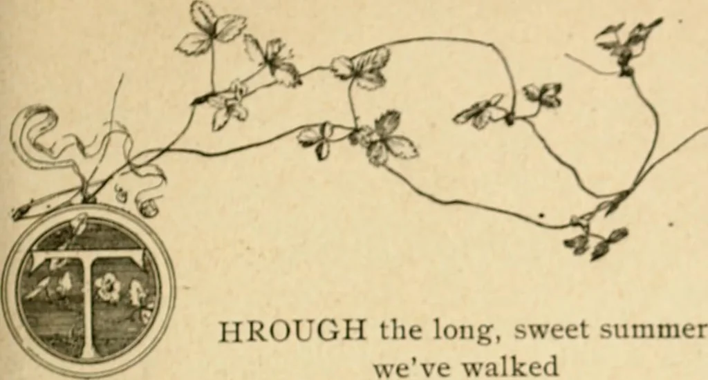 An illustration from The Kindergarten magazine, 1891, leaf 124