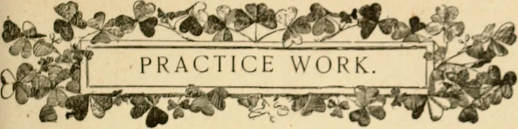 An illustration from The Kindergarten magazine, 1891, leaf 128