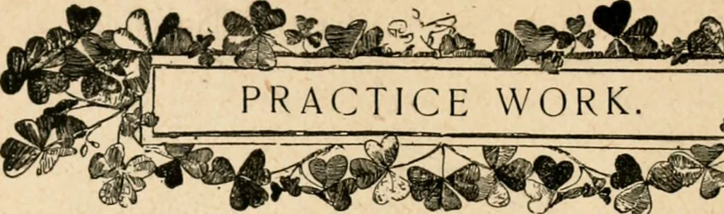 An illustration from The Kindergarten magazine, 1891, leaf 353