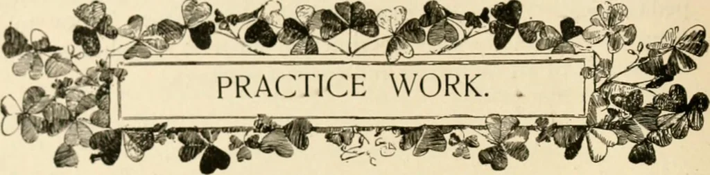An illustration from The Kindergarten magazine, 1891, leaf 69