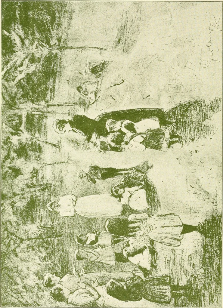 An illustration from The Kindergarten magazine, 1891, leaf 777
