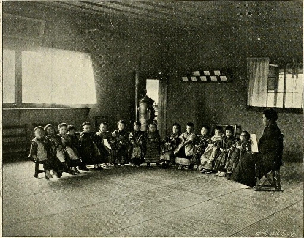 An illustration from The Kindergarten magazine, 1891, leaf 259