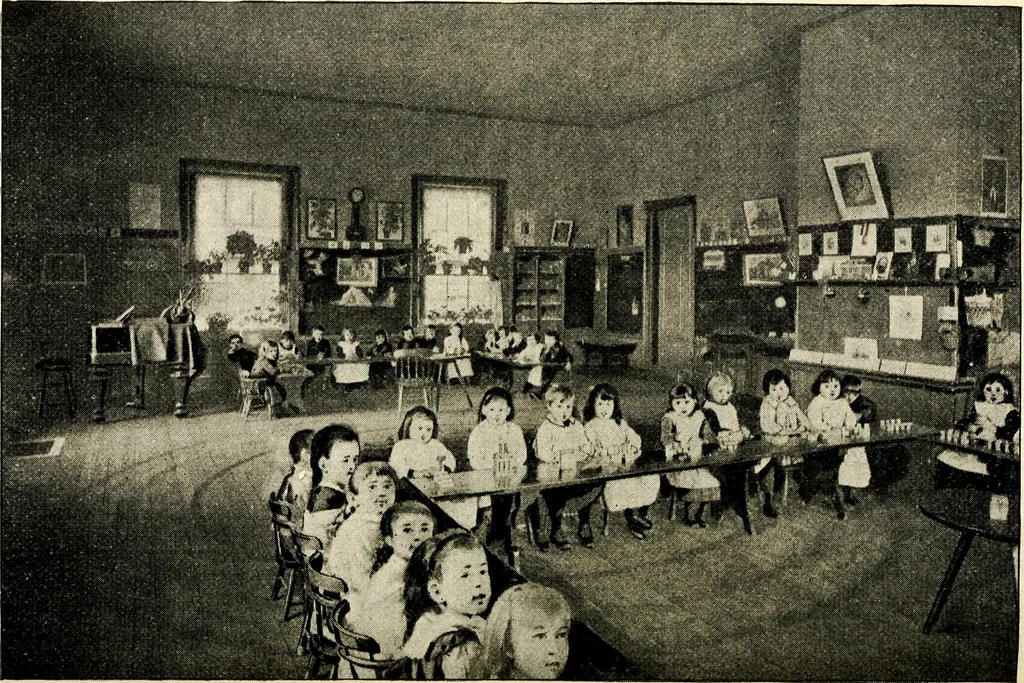 An illustration from The Kindergarten magazine, 1891, leaf 280