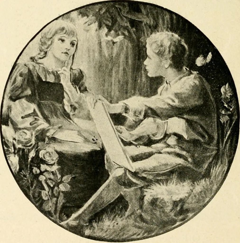 An illustration from The Kindergarten magazine, 1891, leaf 593