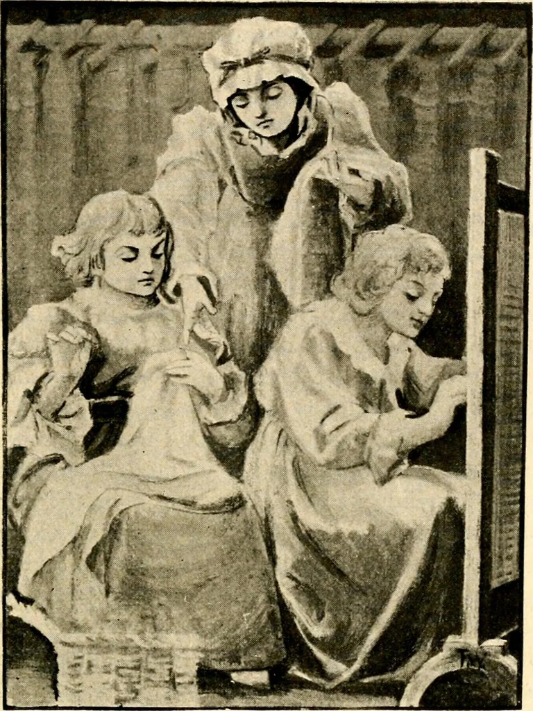 An illustration from The Kindergarten magazine, 1891, leaf 594
