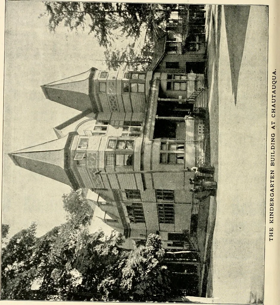 An illustration from The Kindergarten magazine, 1891, leaf 675