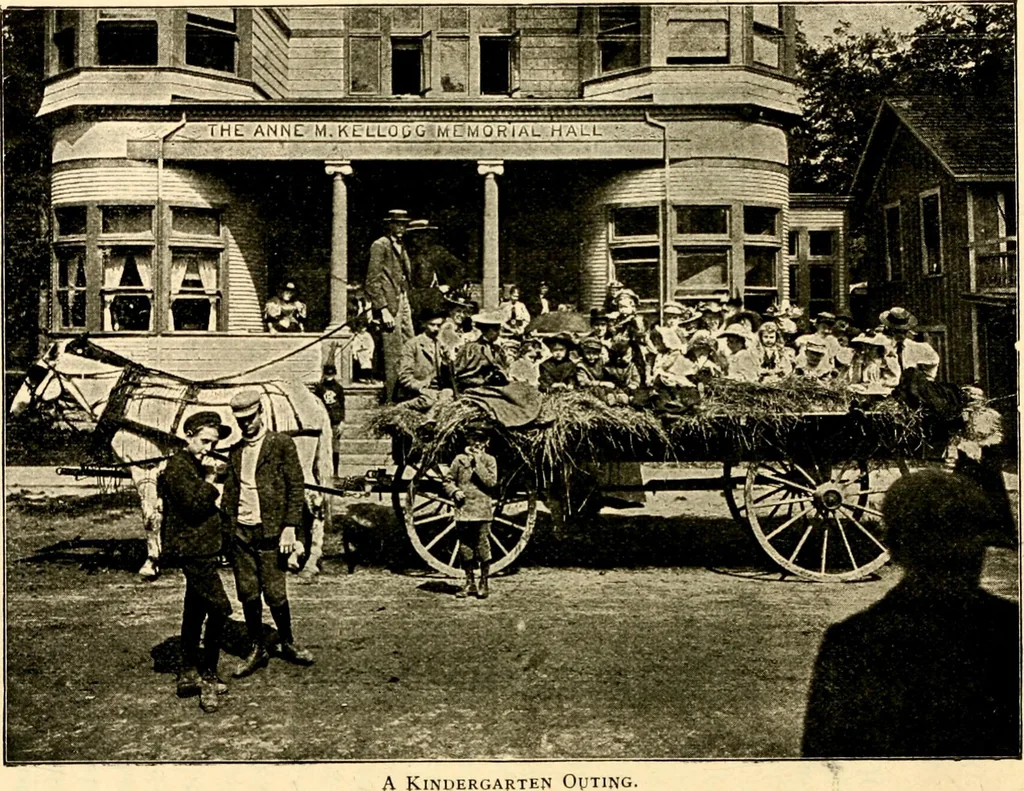 An illustration from The Kindergarten magazine, 1891, leaf 712