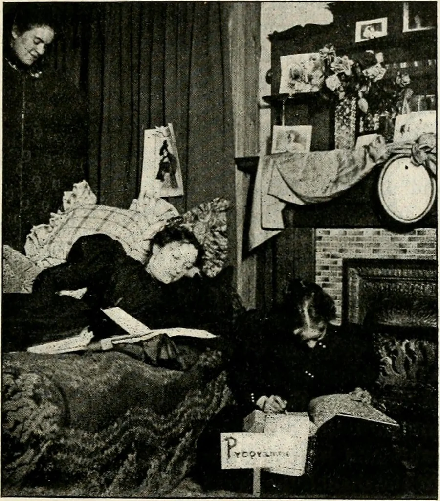 An illustration from The Kindergarten magazine, 1891, leaf 650