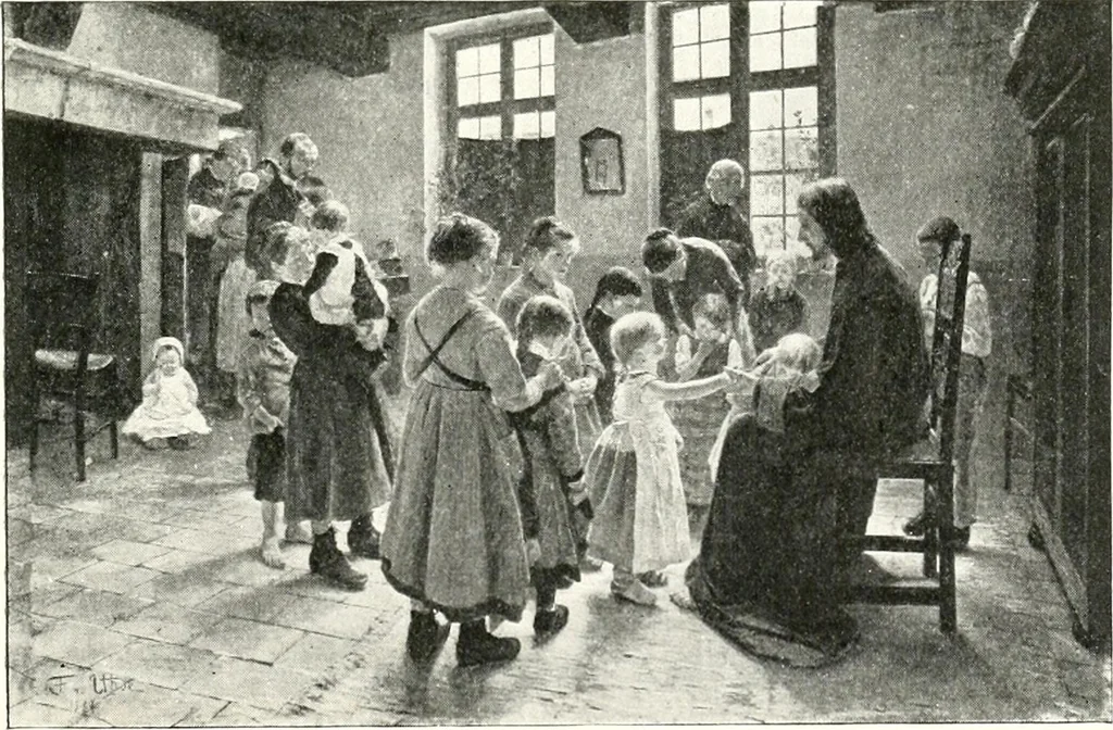 An illustration from The Kindergarten magazine, 1891, leaf 232