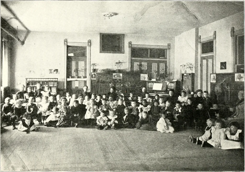 An illustration from The Kindergarten magazine, 1891, leaf 234