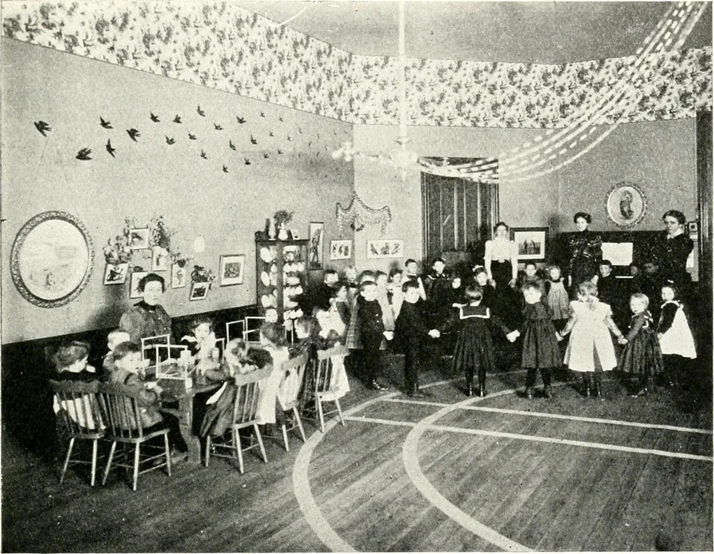 An illustration from The Kindergarten magazine, 1891, leaf 450