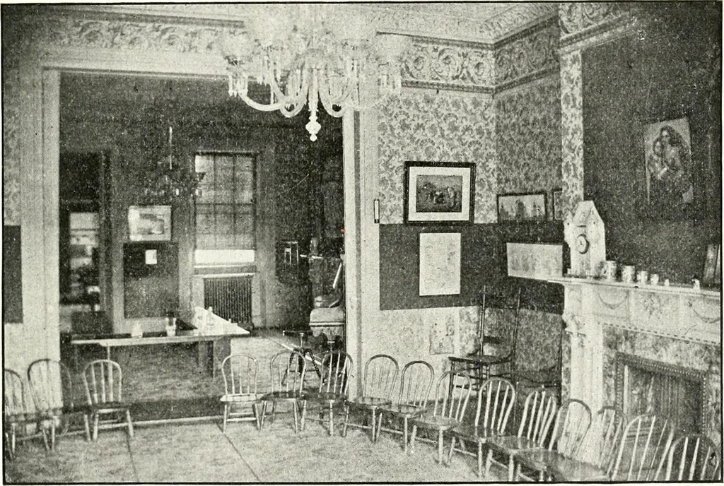 An illustration from The Kindergarten magazine, 1891, leaf 584