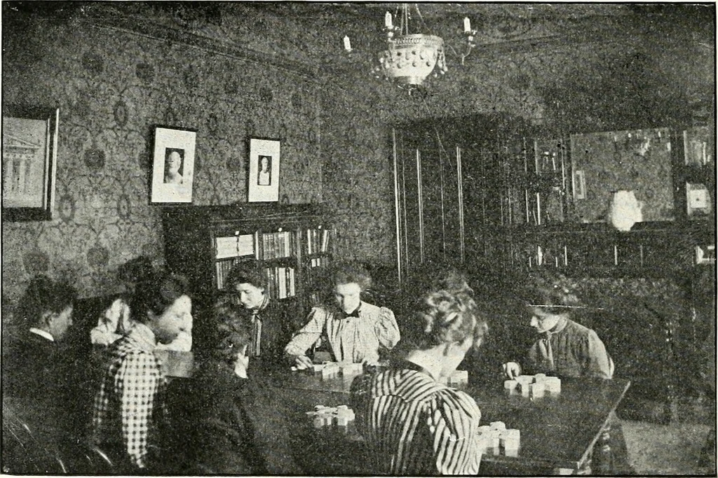 An illustration from The Kindergarten magazine, 1891, leaf 585