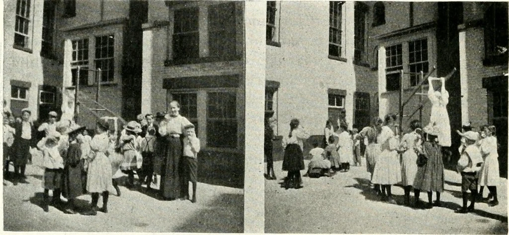 An illustration from The Kindergarten magazine, 1891, leaf 653