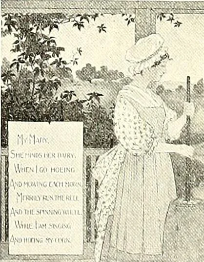 An illustration from The Kindergarten magazine, 1891, leaf 190