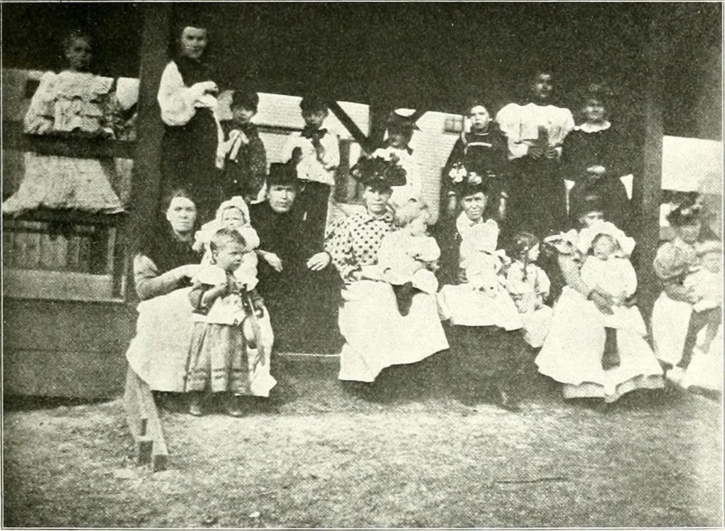 An illustration from The Kindergarten magazine, 1891, leaf 403