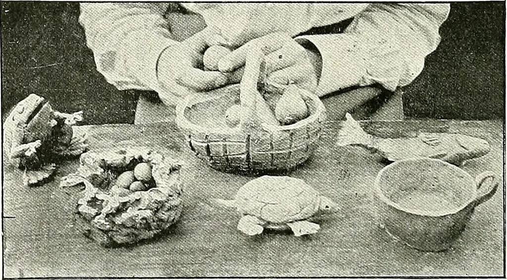 An illustration from The Kindergarten magazine, 1891, leaf 482