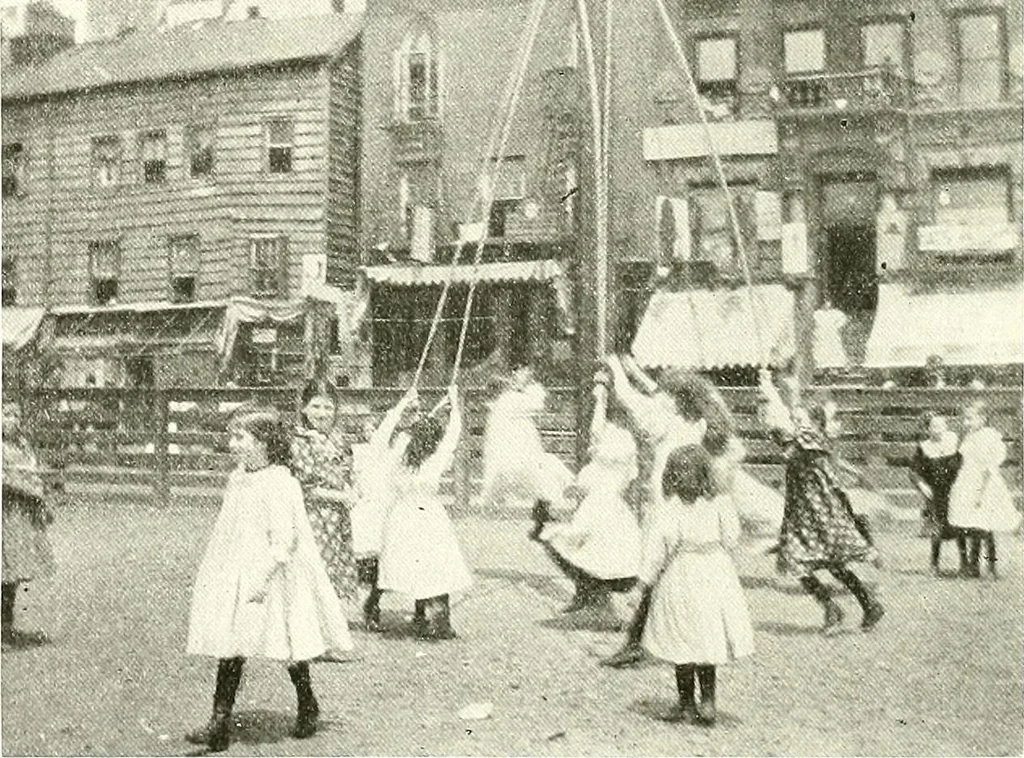 An illustration from The Kindergarten magazine, 1891, leaf 508