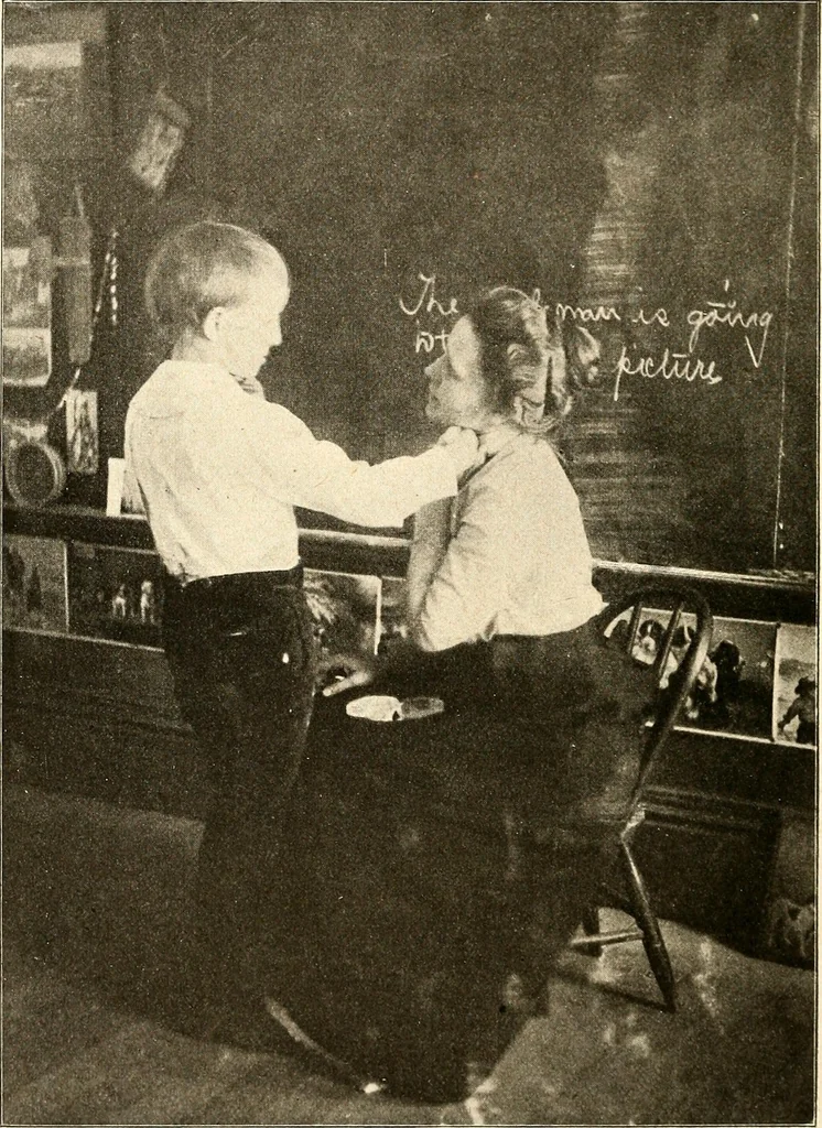 An illustration from The Kindergarten magazine, 1891, leaf 206