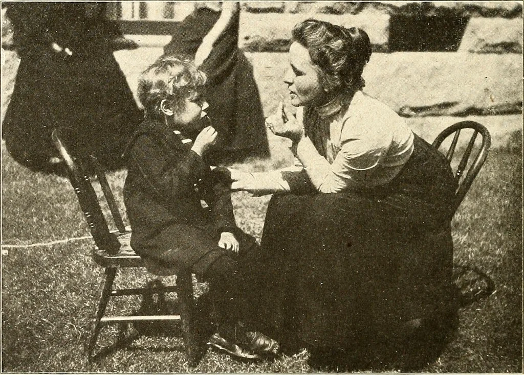 An illustration from The Kindergarten magazine, 1891, leaf 208