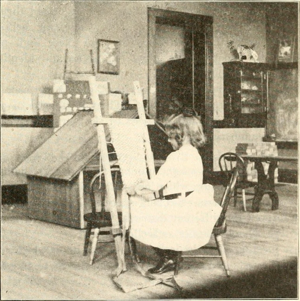 An illustration from The Kindergarten magazine, 1891, leaf 439