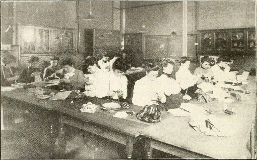 An illustration from The Kindergarten magazine, 1891, leaf 454