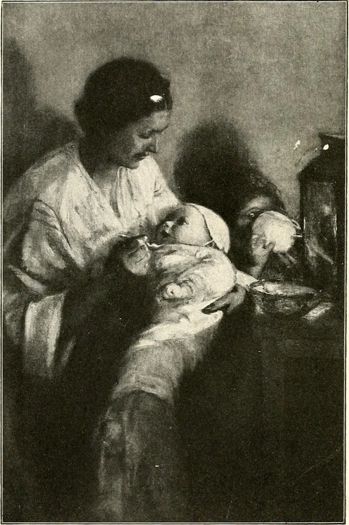 An illustration from The Kindergarten magazine, 1891, leaf 606