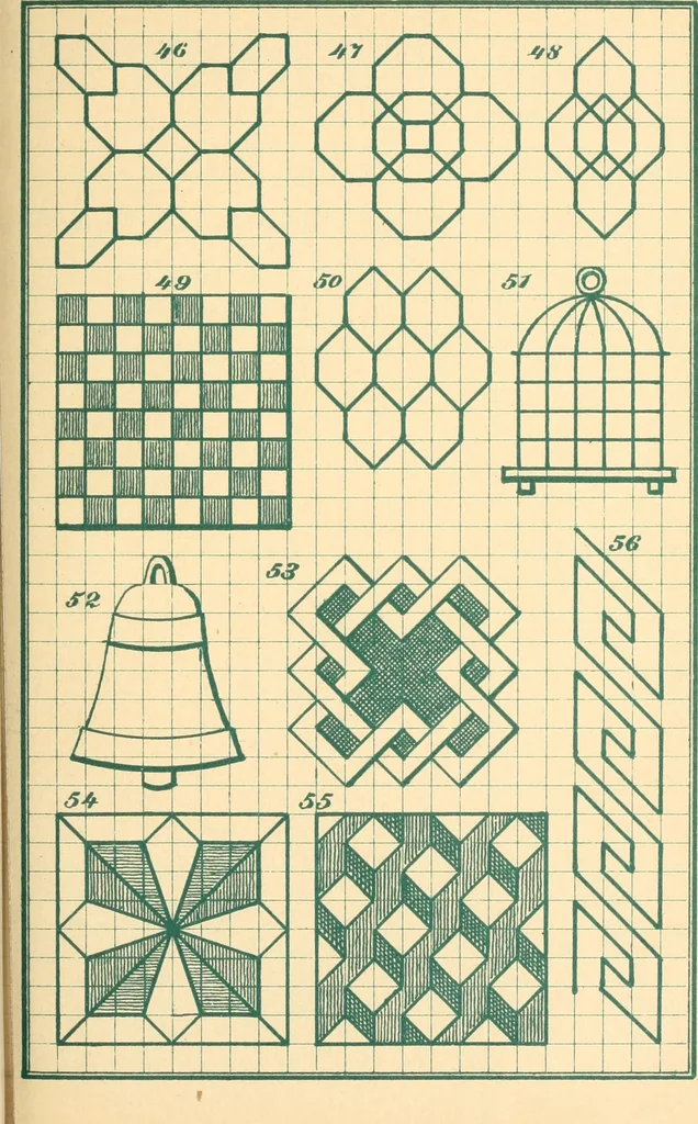 An illustration from The kindergarten. A manual for the introduction of Froebel's system of primary education into public schools; and for the use of mothers and private teachers, 1871, leaf 178