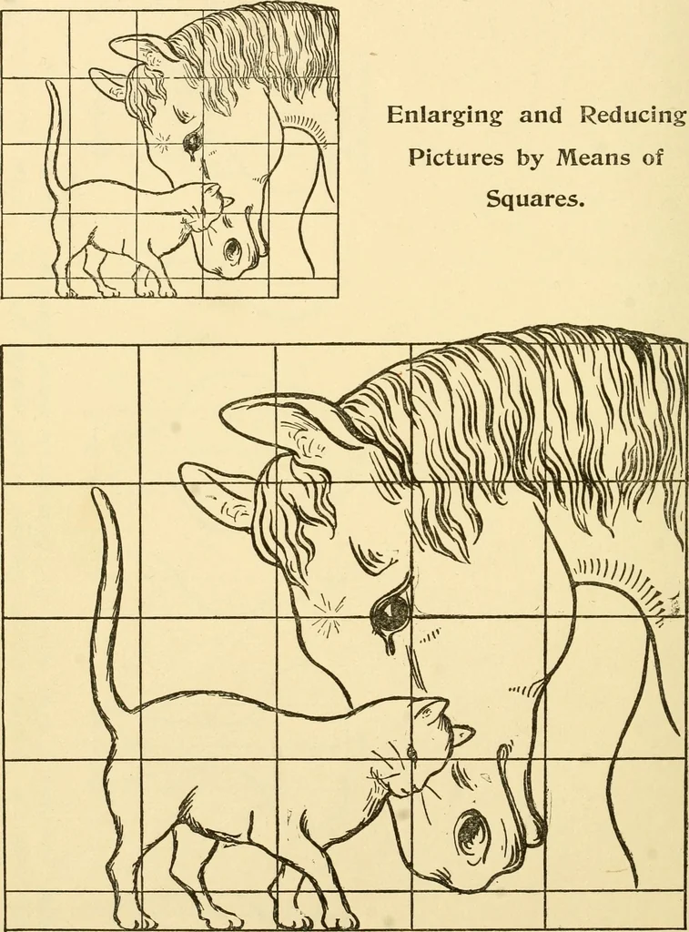 An illustration from Kindergarten, painting, plays and home entertainments; a book of amusement and instruction for boys and girls, 1900, leaf 113