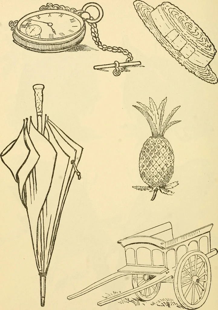An illustration from Kindergarten, painting, plays and home entertainments; a book of amusement and instruction for boys and girls, 1900, leaf 121