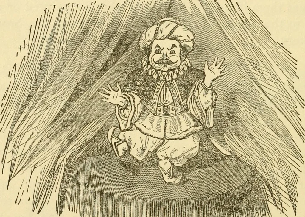 An illustration from Kindergarten, painting, plays and home entertainments; a book of amusement and instruction for boys and girls, 1900, leaf 159