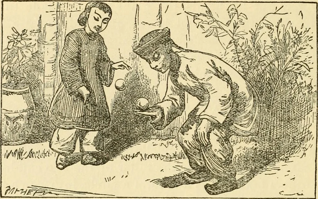 An illustration from Kindergarten, painting, plays and home entertainments; a book of amusement and instruction for boys and girls, 1900, leaf 163
