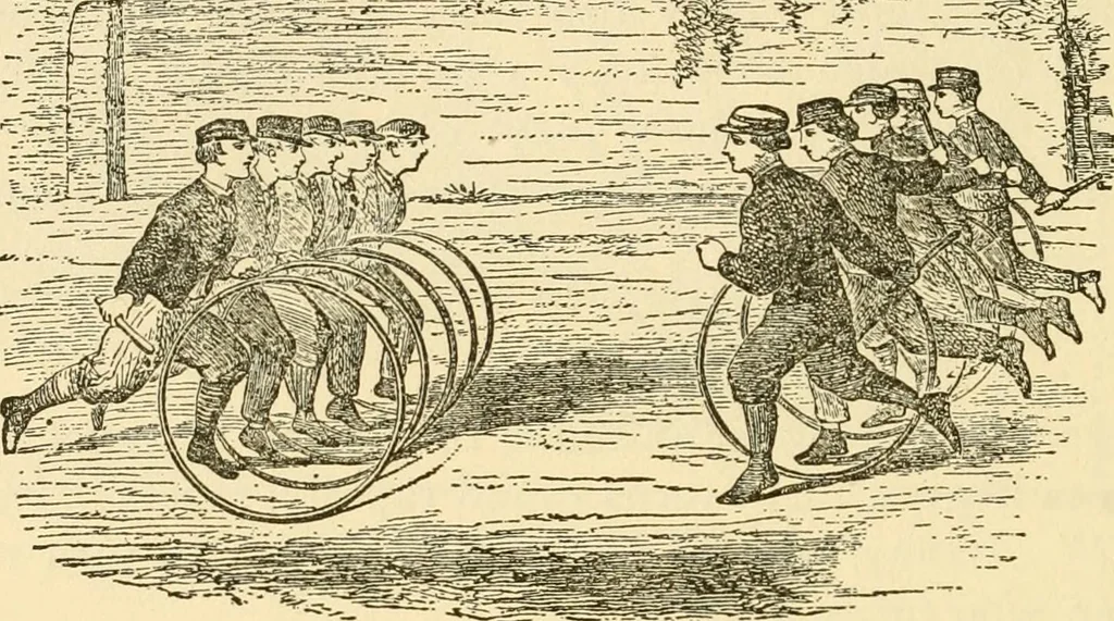 An illustration from Kindergarten, painting, plays and home entertainments; a book of amusement and instruction for boys and girls, 1900, leaf 165