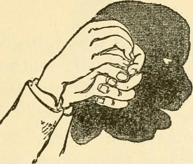An illustration from Kindergarten, painting, plays and home entertainments; a book of amusement and instruction for boys and girls, 1900, leaf 176